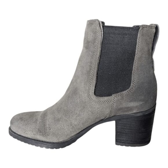 SAM EDELMAN Hanley Grey Suede Chelsea Boot Size 8.5 - Picture 7 of 12